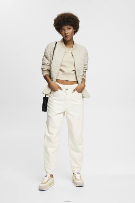 Esprit dressipluusid ja pusad naised hele taupe kärbitud dressipluus Z24R154