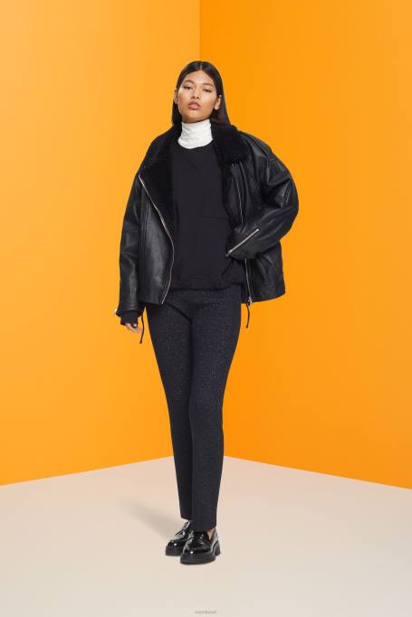 Esprit dressipluusid ja pusad naised must nööriga dressipluus Z24R401