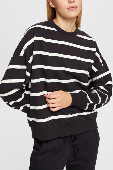 Esprit dressipluusid ja pusad naised must triibuline dressipluus Z24R521