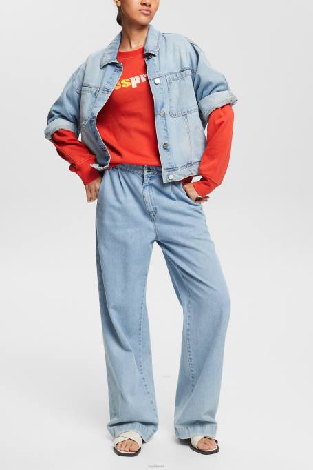 Esprit dressipluusid ja pusad naised oranž punane vabaaja logoga puhvis printiga dressipluus Z24R366