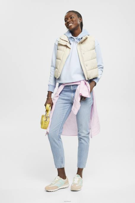 Esprit dressipluusid ja pusad naised pastelne sinine südamega kapuuts Z24R352