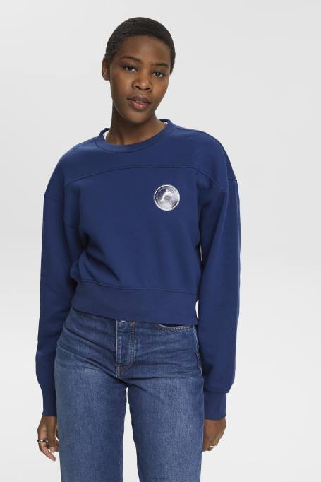 Esprit dressipluusid ja pusad naised tint kärbitud dressipluus Z24R155