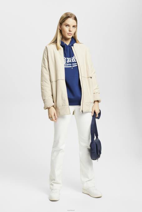 Esprit dressipluusid ja pusad naised tint logoga prinditud kapuuts Z24R171