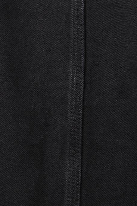 Esprit jakid naised must keskmine pesu nööridega kraeta teksajakk Z24R297