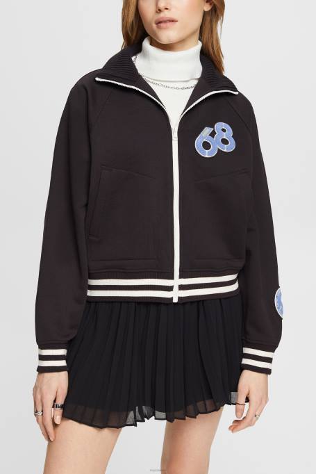 Esprit jakid naised must ülikooli jope Z24R415