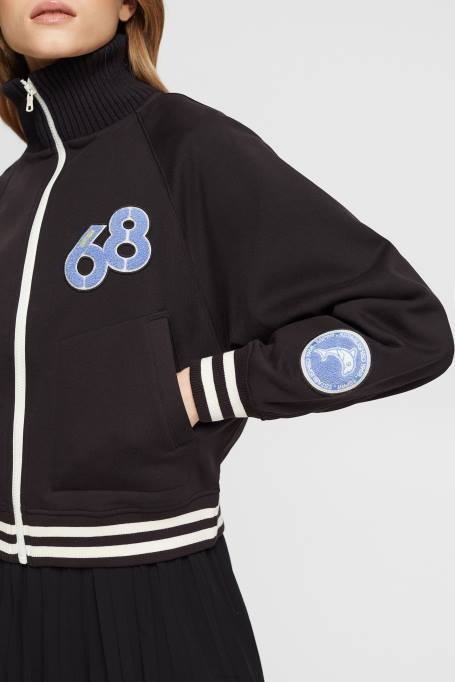 Esprit jakid naised must ülikooli jope Z24R415