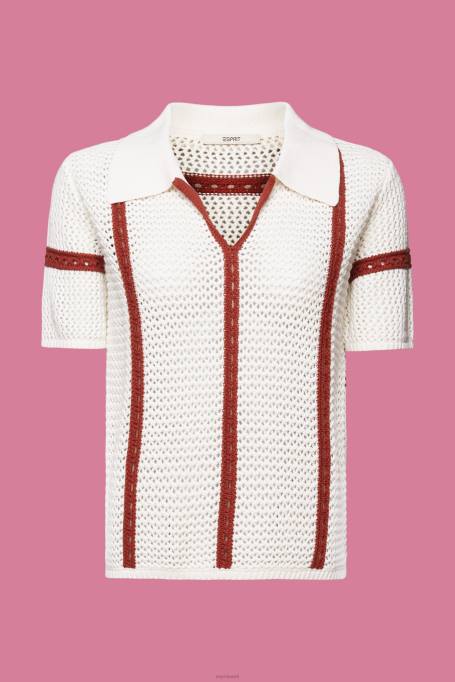 Esprit kampsunid naised jää lühikeste varrukatega polo jumper Z24R105