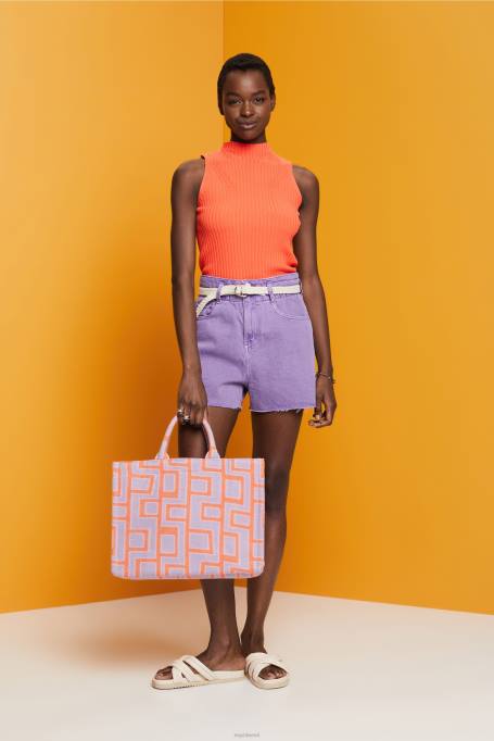 Esprit kampsunid naised koralloranž soonik, varrukateta kampsun, linasegu Z24R110