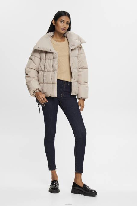 Esprit kampsunid naised liiv lühikeste varrukatega soonik kampsun Z24R318