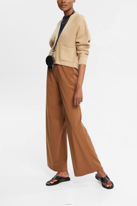 Esprit kampsunid naised liiv paksu kootud puuvillasegu kardigan Z24R392