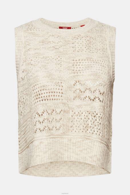 Esprit kampsunid naised liiv varrukateta kampsun Z24R7