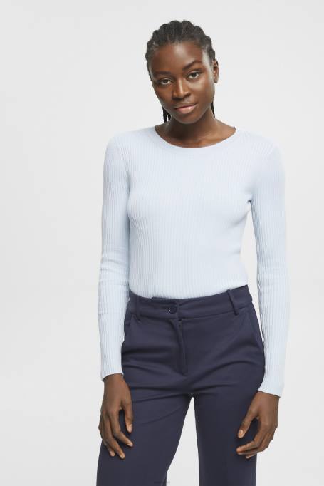 Esprit kampsunid naised pastelne sinine soonikuga hüppaja Z24R274