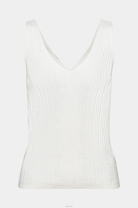 Esprit kampsunid naised valkjas kootud v-kaelusega linane topp Z24R305