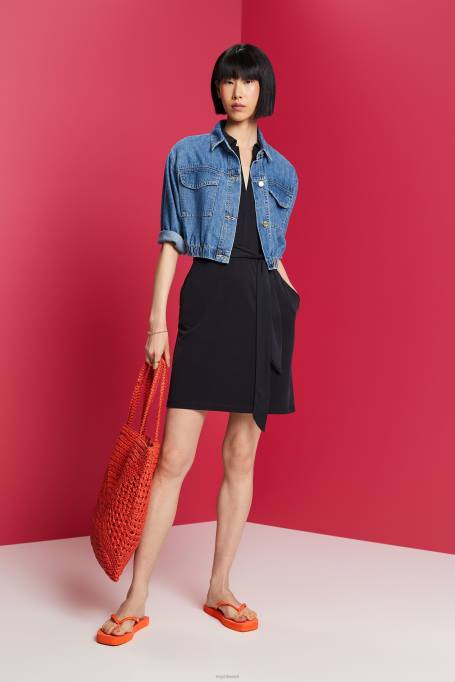 Esprit Kleidid naised antratsiit v-kaelusega midi kleit Z24R73