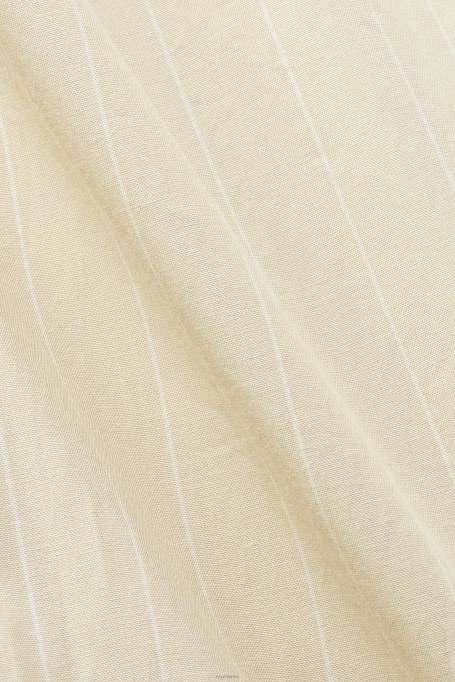 Esprit Kleidid naised beež triibuline särkkleit, 100% puuvill Z24R278