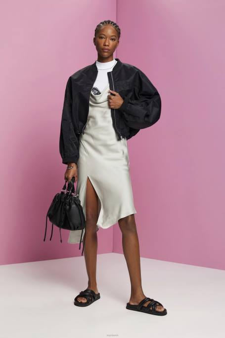 Esprit Kleidid naised helehall pitsist midi kleit, lenzing ecovero Z24R216