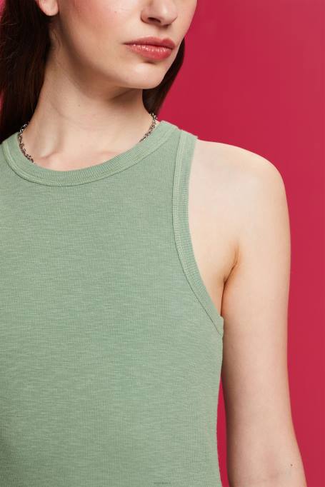 Esprit Kleidid naised kahvatu khaki kangassegust minikleit Z24R70