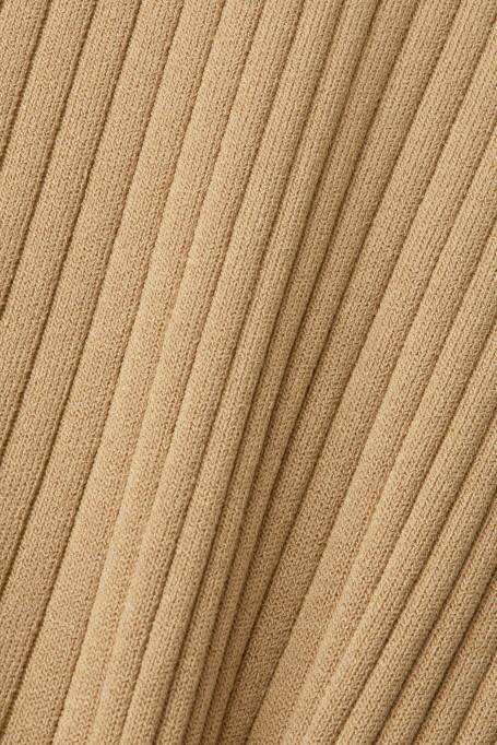 Esprit Kleidid naised khaki beež plisseeritud ümbriskleit pikkade varrukatega Z24R126