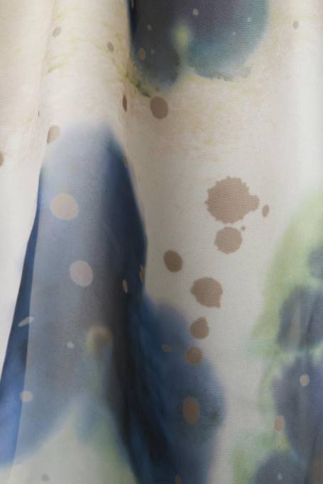 Esprit Kleidid naised kollane mustriga organza midi kleit Z24R197