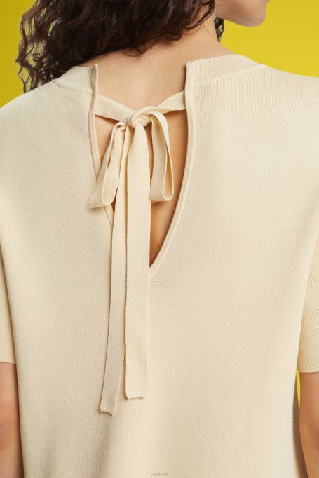 Esprit Kleidid naised liiv plisseeritud peplum kleit Z24R489