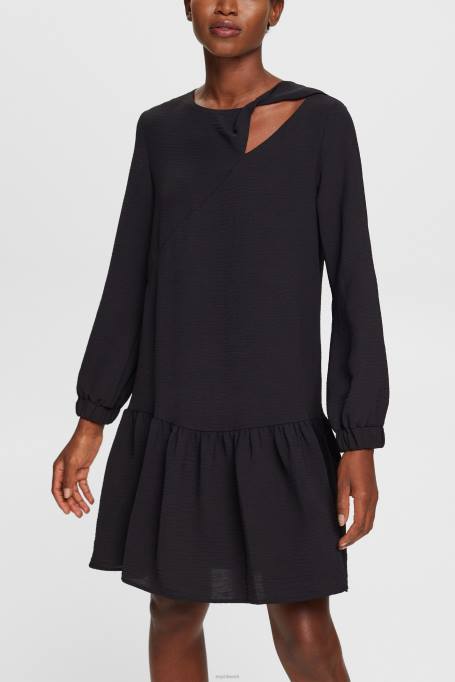 Esprit Kleidid naised must mini kleit väljalõikega Z24R429