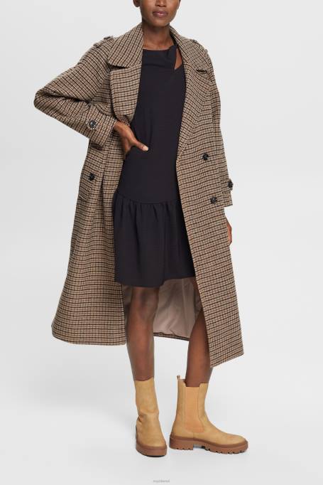 Esprit Kleidid naised must mini kleit väljalõikega Z24R429