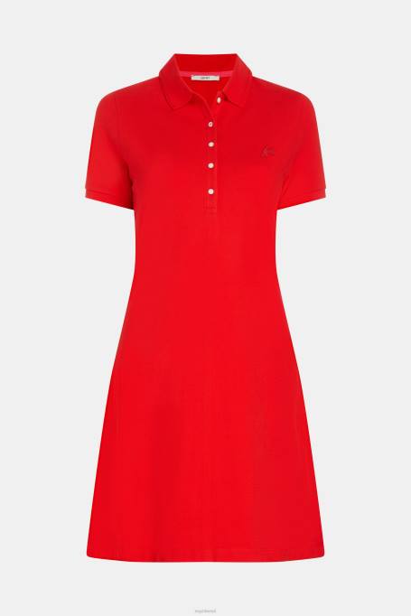 Esprit Kleidid naised punane delfiinide tenniseklubi klassikaline polokleit Z24R507