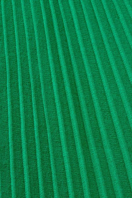 Esprit Kleidid naised smaragd roheline mockneck plisseeritud midi kleit lühikeste varrukatega Z24R121