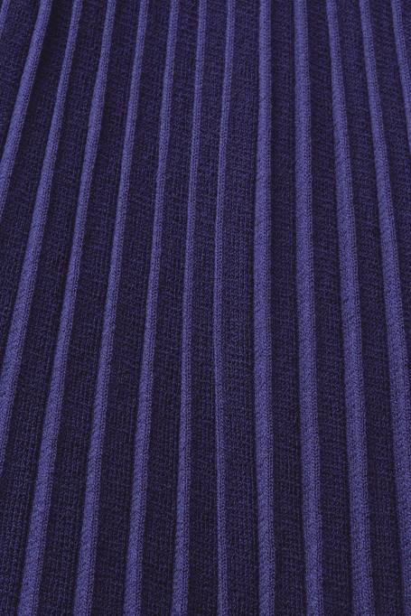 Esprit Kleidid naised tumesinine mockneck plisseeritud midi kleit lühikeste varrukatega Z24R122