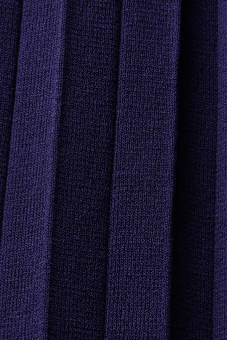 Esprit Kleidid naised tumesinine plisseeritud ja varrukateta kaelusega maksikleit Z24R123