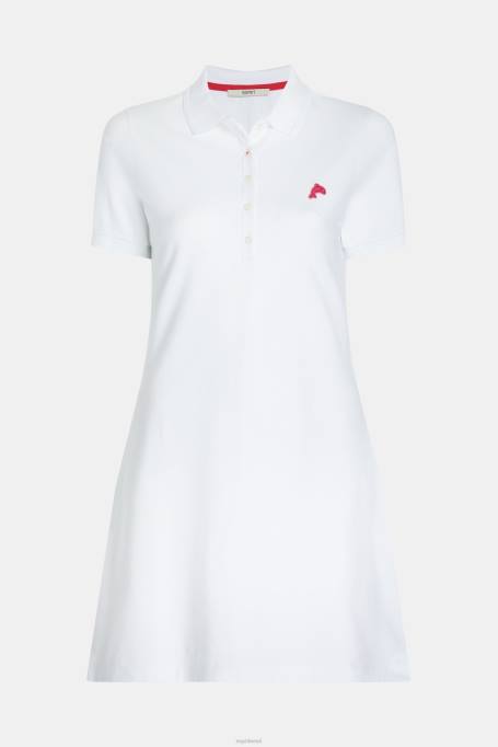 Esprit Kleidid naised valge delfiinide tenniseklubi klassikaline polokleit Z24R505