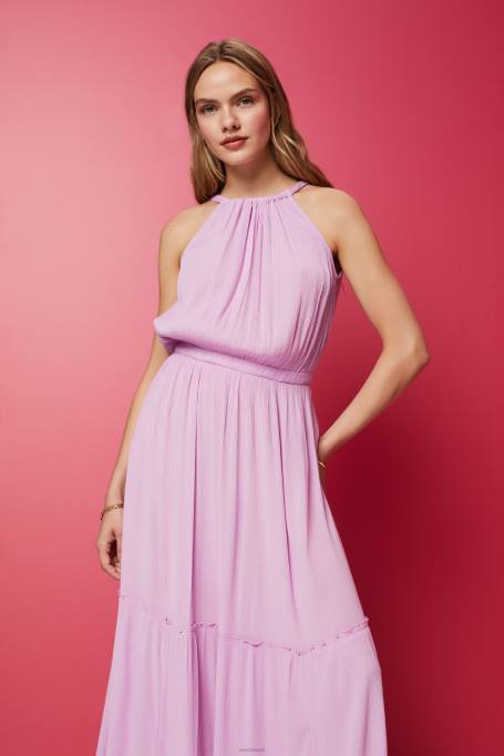 Esprit Kleidid naised violetne kleidid kerge kootud Z24R130