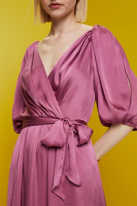 Esprit Kleidid naised violetne kleidid kerge kootud Z24R137