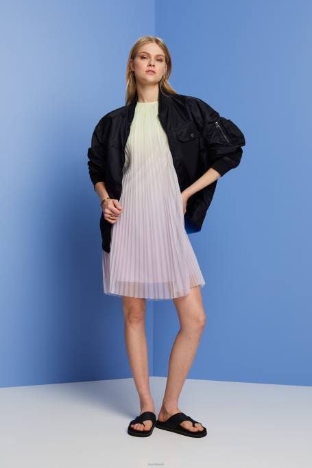 Esprit Kleidid naised violetne plisse minikleit Z24R134