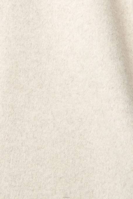 Esprit mantlid naised kreem beež villasegu mantel Z24R561