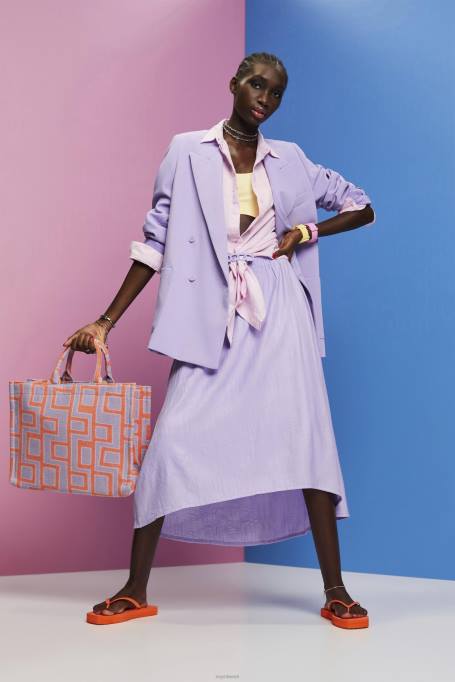 Esprit mantlid naised lavendel kaherealine bleiser Z24R256