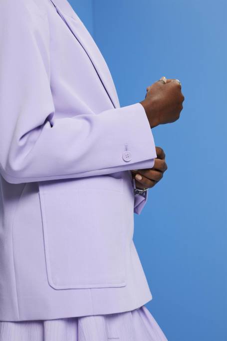 Esprit mantlid naised lavendel kaherealine bleiser Z24R256