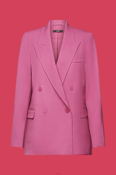 Esprit mantlid naised violetne kootud bleiserid Z24R133