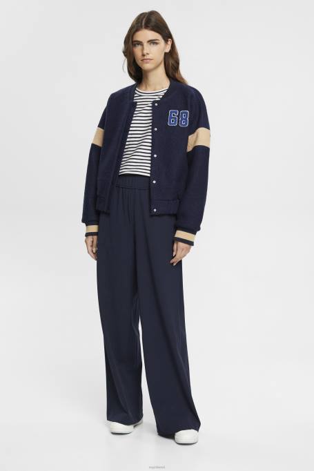 Esprit pikk varrukas naised valkjas triibuline pikk varrukas, 100% puuvill Z24R251