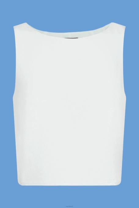 Esprit pluusid naised hele vesiroheline kärbitud varrukateta pluus Z24R309