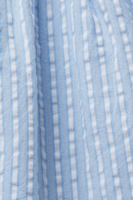 Esprit pluusid naised helesinine tekstuuriga lühikeste varrukatega pluus Z24R118