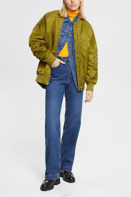 Esprit pluusid naised sinine keskmine pesu denimpluus Z24R396