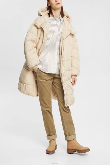 Esprit pluusid naised valge pikk triibuline kootud pluus Z24R397