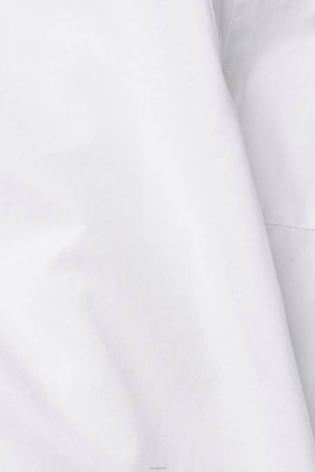 Esprit pluusid naised valge särkpluus, orgaaniline puuvill Z24R541