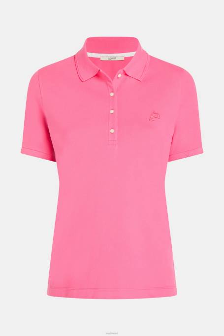 Esprit polod naised roosa delfiinide tenniseklubi klassikaline polo Z24R499