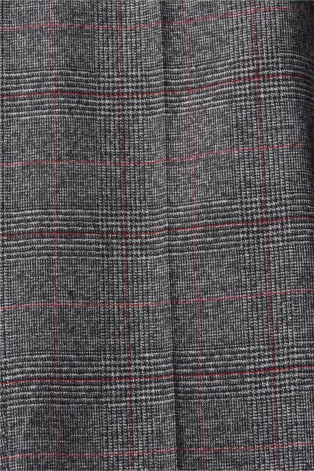 Esprit püksid ja püksid naised antratsiit kõrged ruudulised püksid Z24R249