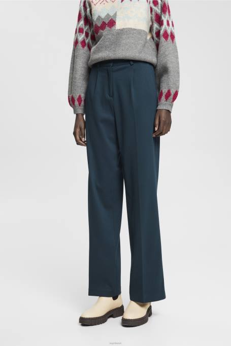 Esprit püksid ja püksid naised bensiin sinine laia säärega püksid Z24R437