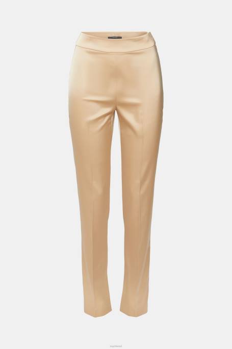 Esprit püksid ja püksid naised kreem beež kõrguvad lõhestatud äärtega püksid Z24R326