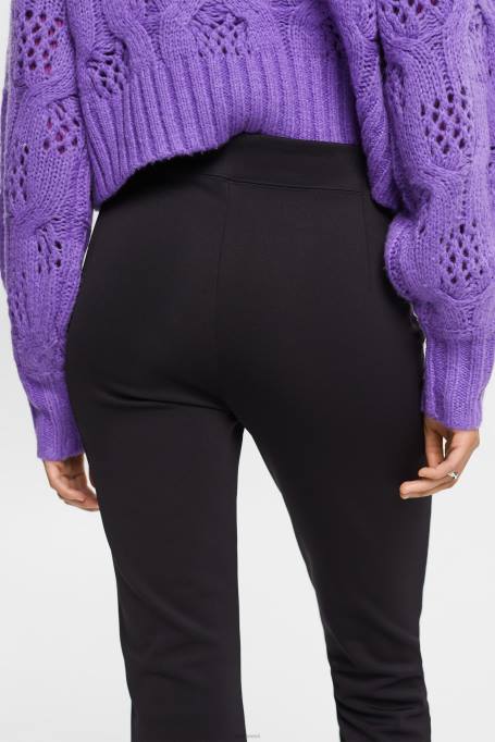 Esprit püksid ja püksid naised must kick laienevad püksid Z24R440