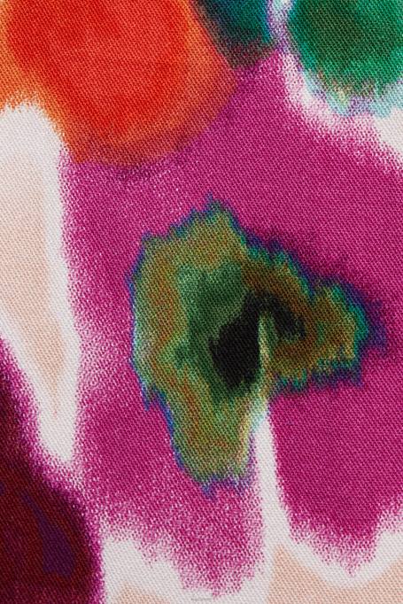 Esprit püksid ja püksid naised valge lillemustriga laia säärega püksid Z24R131